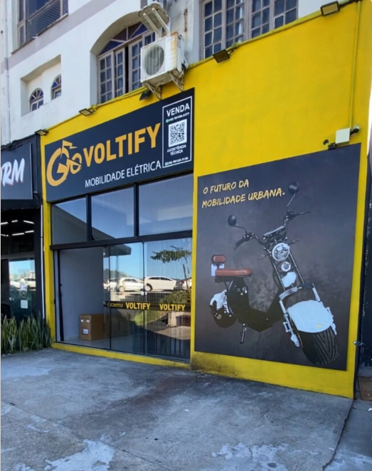 Fachada da loja Voltify — Mobilidade Elétrica